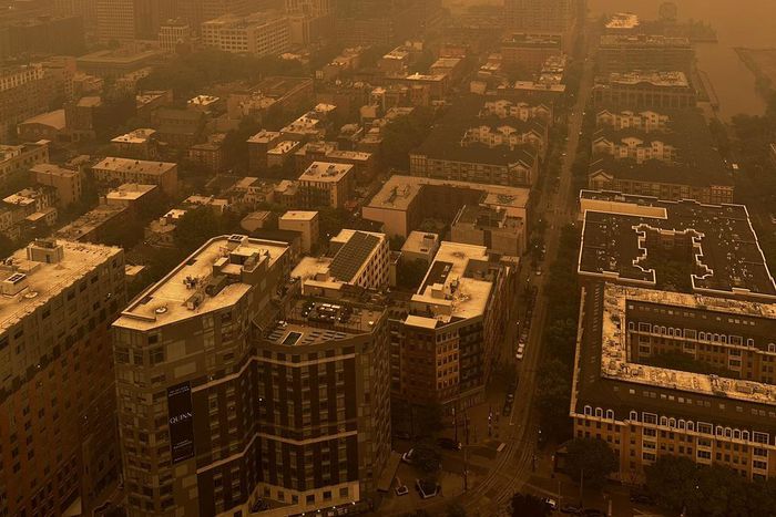 New York City has the worst air quality in the world [Twitter/karenallen]