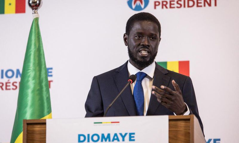 Bassirou Diomaye Faye, the incoming President of Senegal. [France 24]