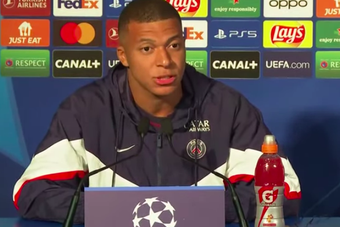 Kylian Mbappé en conférence de presse ce 05-09-2022
