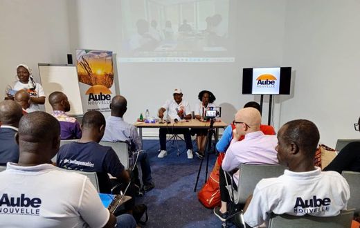 L'ONG Aube Nouvelle en conférence de presse