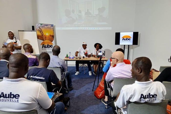 L'ONG Aube Nouvelle en conférence de presse