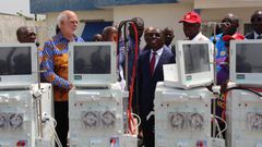 Des générateurs d'hémodialyse offerts par le Rotary