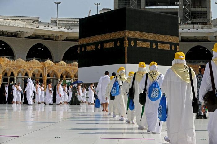 Les pèlerinages à la Mecque se font en nombre limité depuis l'avènement du Covid-19, fin 2019