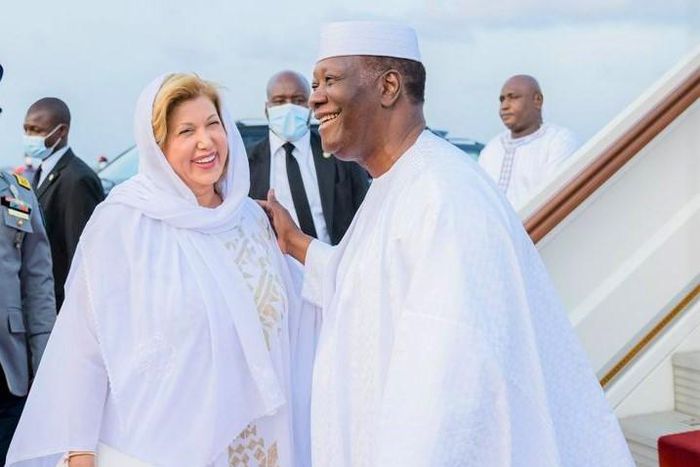 Pr Alassane Ouattara et la première dame - Ramadan