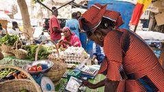 Un marché africain