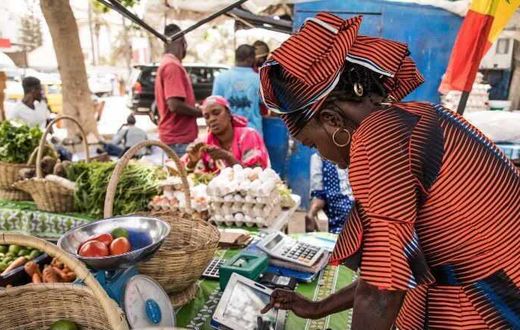 Un marché africain