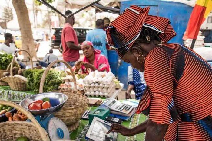 Un marché africain