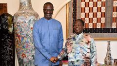Tidjane Thiam et Bédié