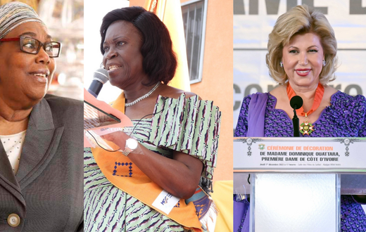 Les Premières Dames ivoiriennes de 1960 à 2023