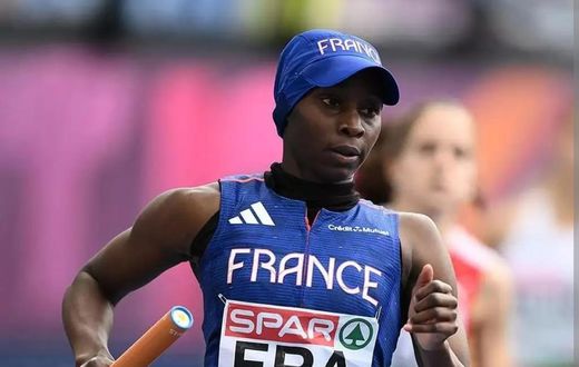 Sounkaba Sylla lors des Championnats d'Europe d'athlétisme à Rome