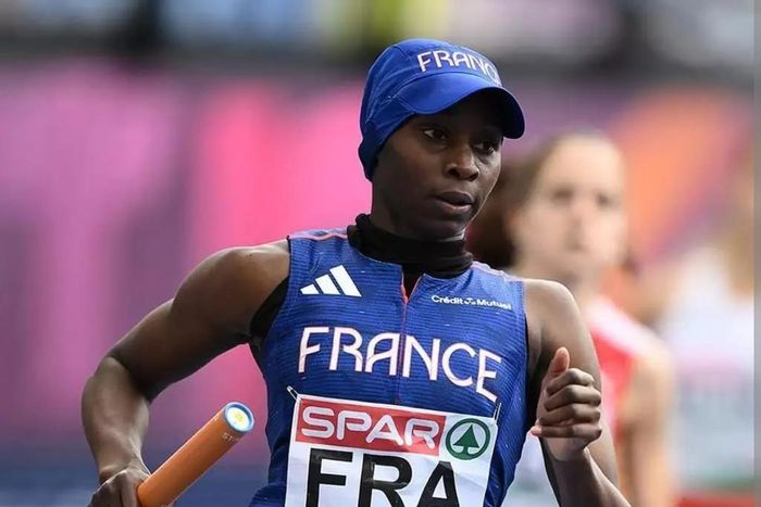 Sounkaba Sylla lors des Championnats d'Europe d'athlétisme à Rome