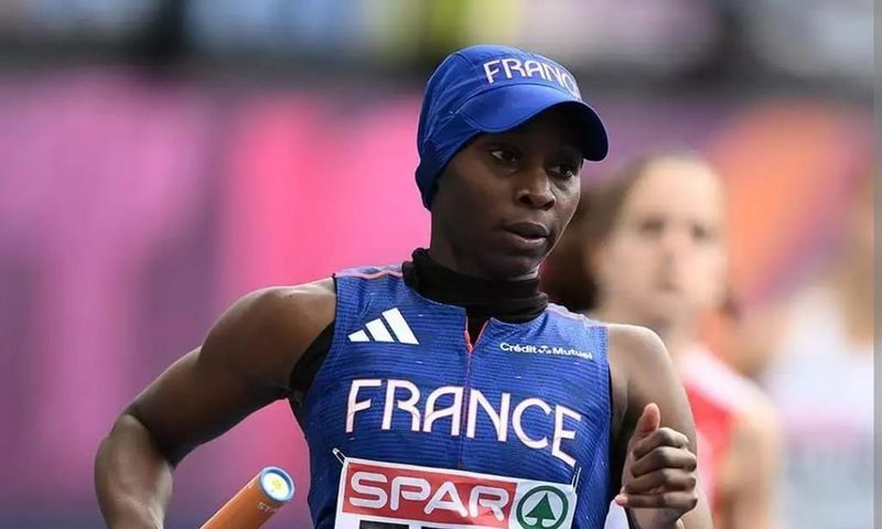 Sounkaba Sylla lors des Championnats d'Europe d'athlétisme à Rome