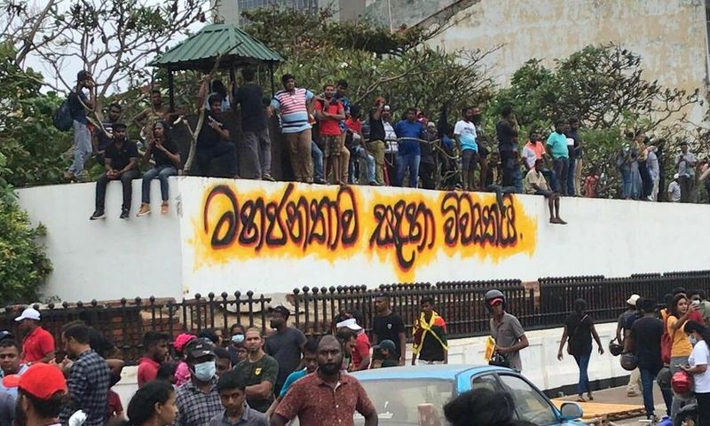 Emeutes au Sri Lanka