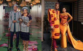 Voici les tenues de mariage traditionnelle du footballeur ivoirien Deli Simon