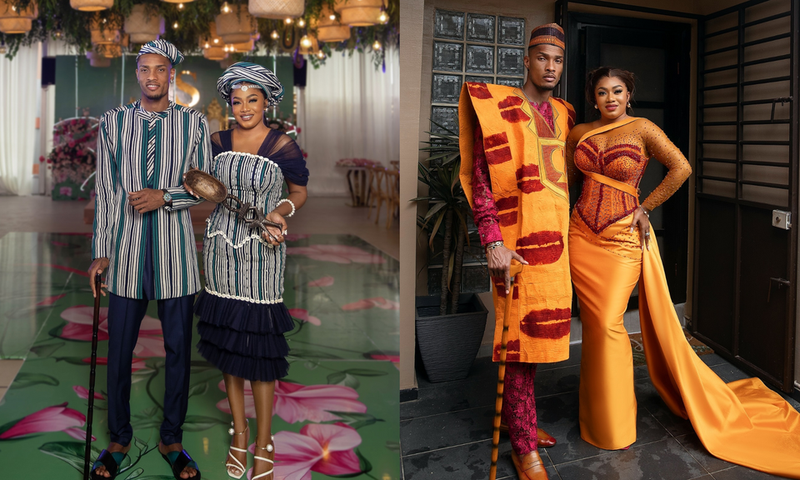 Voici les tenues de mariage traditionnelle du footballeur ivoirien Deli Simon