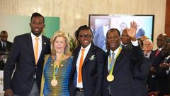 Récompenses des sportifs ivoiriens pour les J.O de Pékin