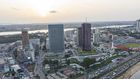 Le quartier du Plateau dans la ville d'Abidjan