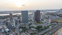 Le quartier du Plateau dans la ville d'Abidjan