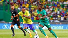 Le match Sénégal-Brésil