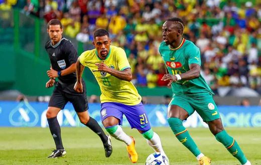 Le match Sénégal-Brésil