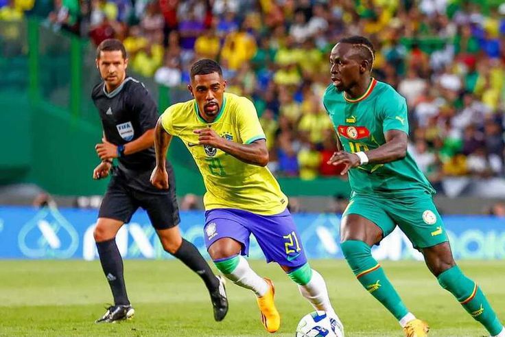 Le match Sénégal-Brésil