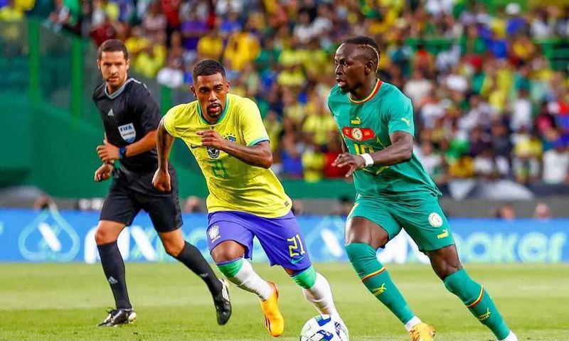 Le match Sénégal-Brésil