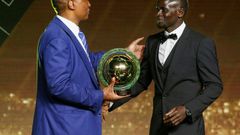 Sadio Mané et son ballon d'or africain