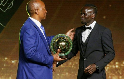 Sadio Mané et son ballon d'or africain
