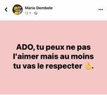 Les réactions des internautes sur le discours de ADO/Mario Dembele