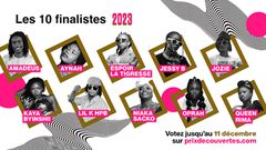 Les 10 finalistes du Prix Découvertes RFI 2023