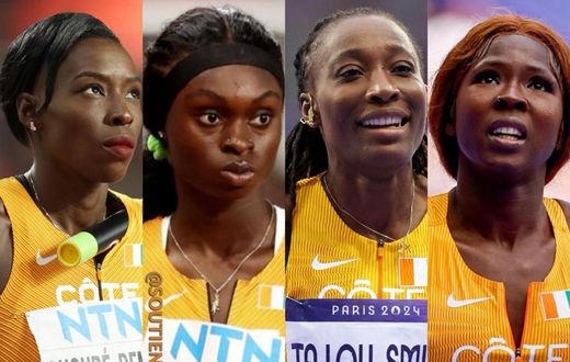 Disqualification du relais 4x100m féminin : fin de parcours pour l’athlétisme ivoirien aux J.O 2024