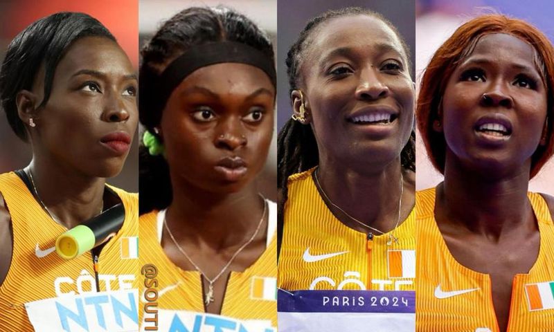 Disqualification du relais 4x100m féminin : fin de parcours pour l’athlétisme ivoirien aux J.O 2024