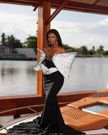 Maryline Kouadio et la robe de soirée