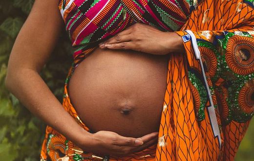 Une femme enceinte