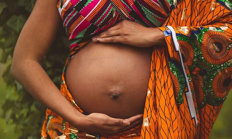 Une femme enceinte