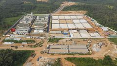 L'usine de production d'eau potable de la Mé