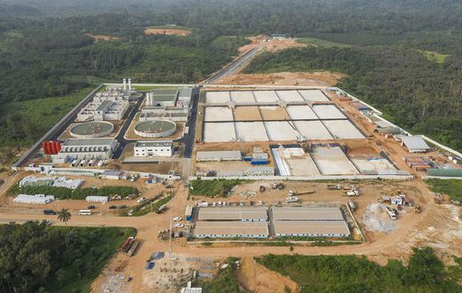 L'usine de production d'eau potable de la Mé