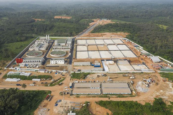 L'usine de production d'eau potable de la Mé