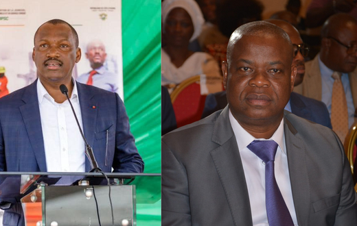 Mamadou Touré et Koné Katinan