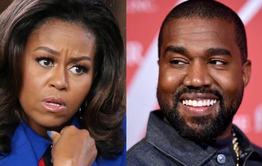 Michelle Obama et Kayne West