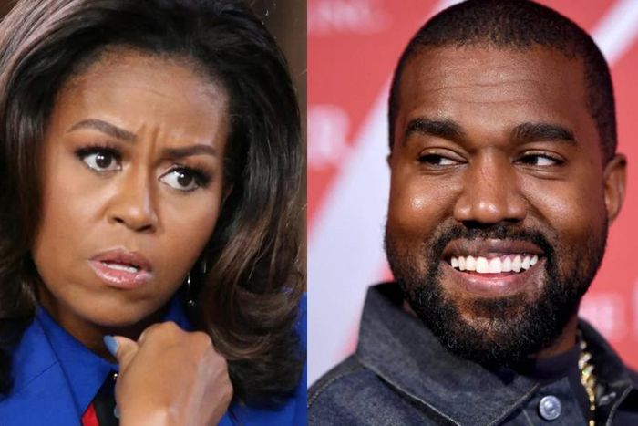 Michelle Obama et Kayne West