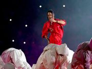 Rihanna declined to debut new music during the much-anticipated performance.