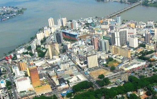 A view of Le Plateau, Abidjan, Côte d'Ivoire
