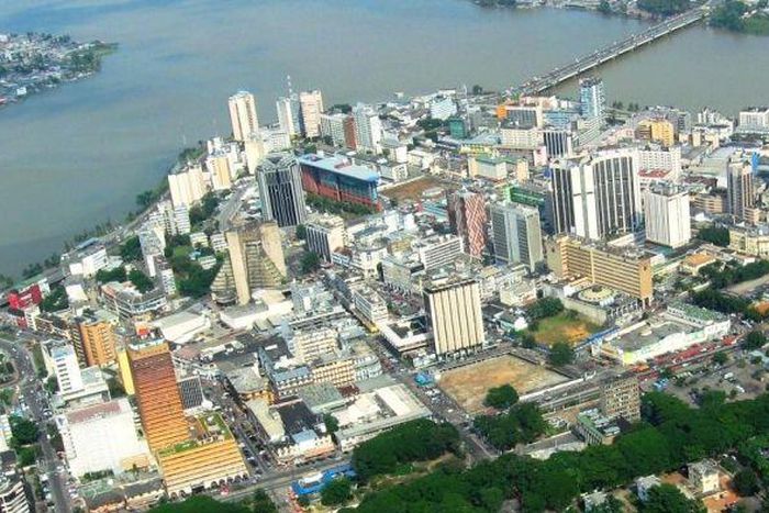 A view of Le Plateau, Abidjan, Côte d'Ivoire