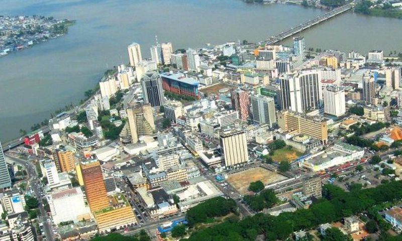 A view of Le Plateau, Abidjan, Côte d'Ivoire