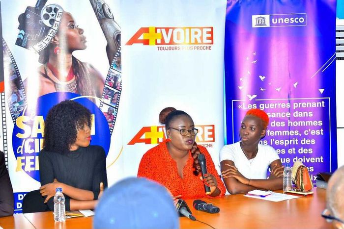 Rita Ambeu, promotrice du salon féminin de cinéma