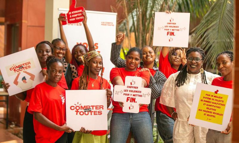 Féministes d’Afrique de l’Ouest pour la campagne Compter pour toutes