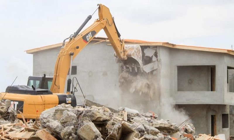 Demolition de villa à Abidjan
