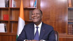 Le Président de la République ivoirienne, Alassane Ouattara