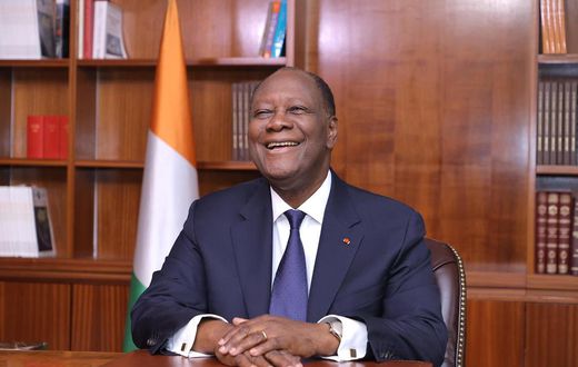 Le Président de la République ivoirienne, Alassane Ouattara